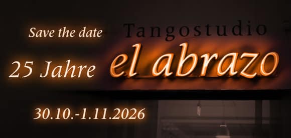 25 jahre el abrazo save the date icon